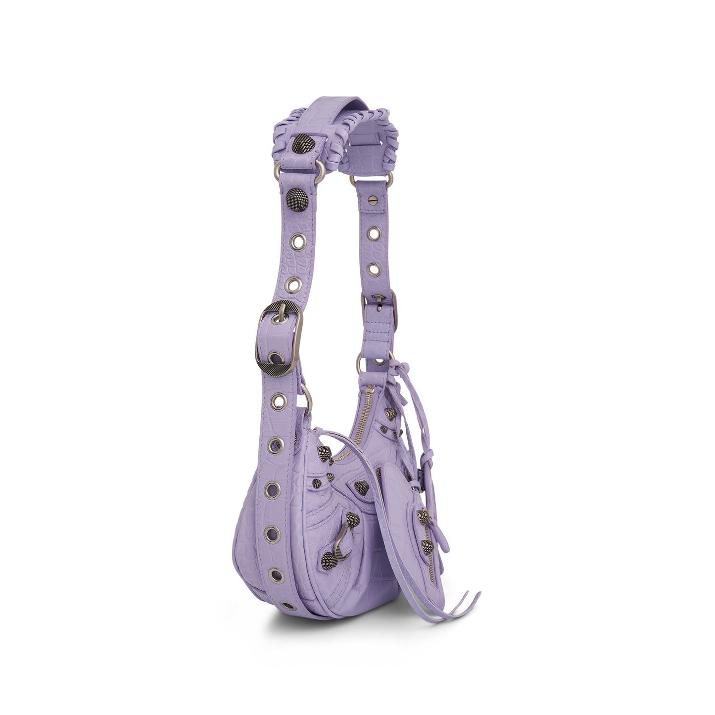 Le Cagole XS Shoulder Bag in Lilac