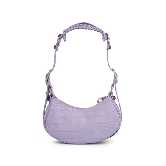 Le Cagole XS Shoulder Bag in Lilac