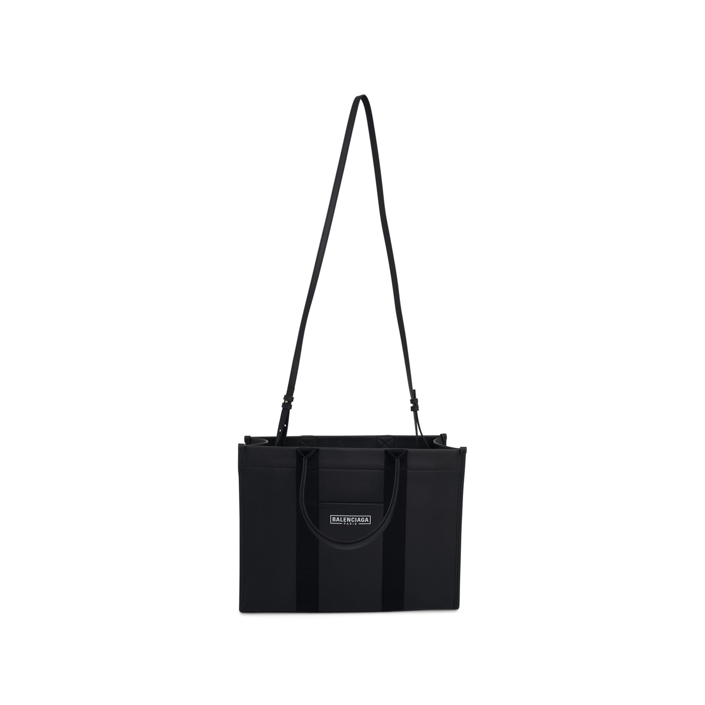 Logo Tote Shoulder Bag in Black