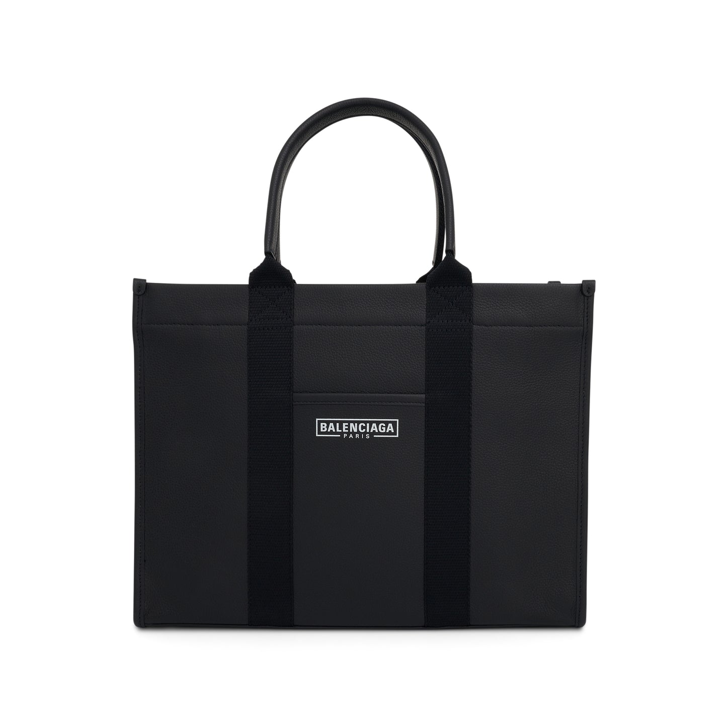 Logo Tote Shoulder Bag in Black