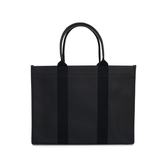 Logo Tote Shoulder Bag in Black