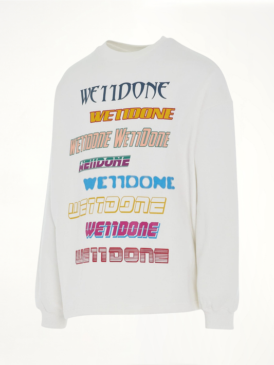 Front Logo Sweatshirt in White