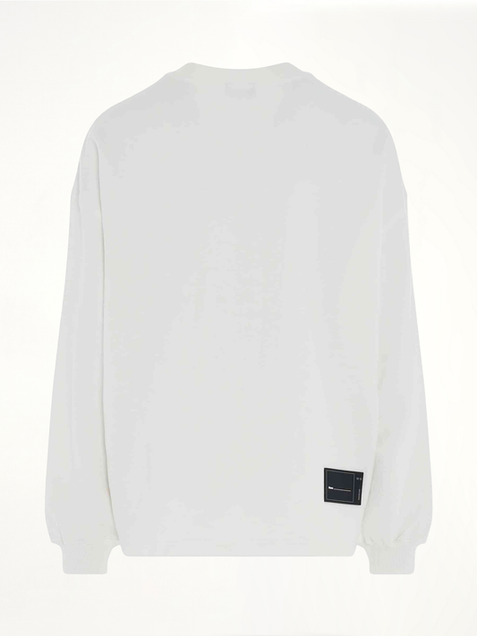 Front Logo Sweatshirt in White