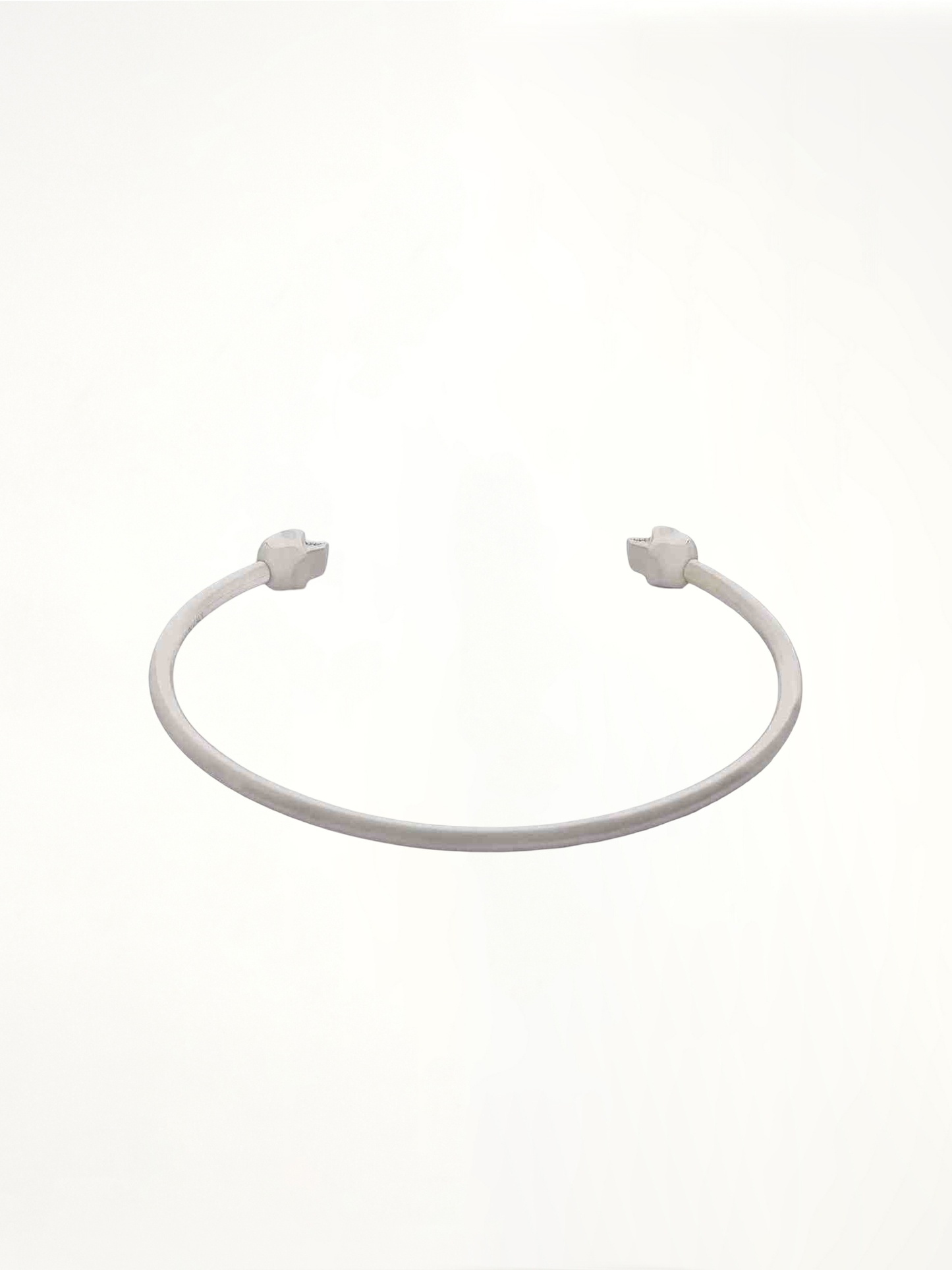 Thin Twin Bracelet in Silver