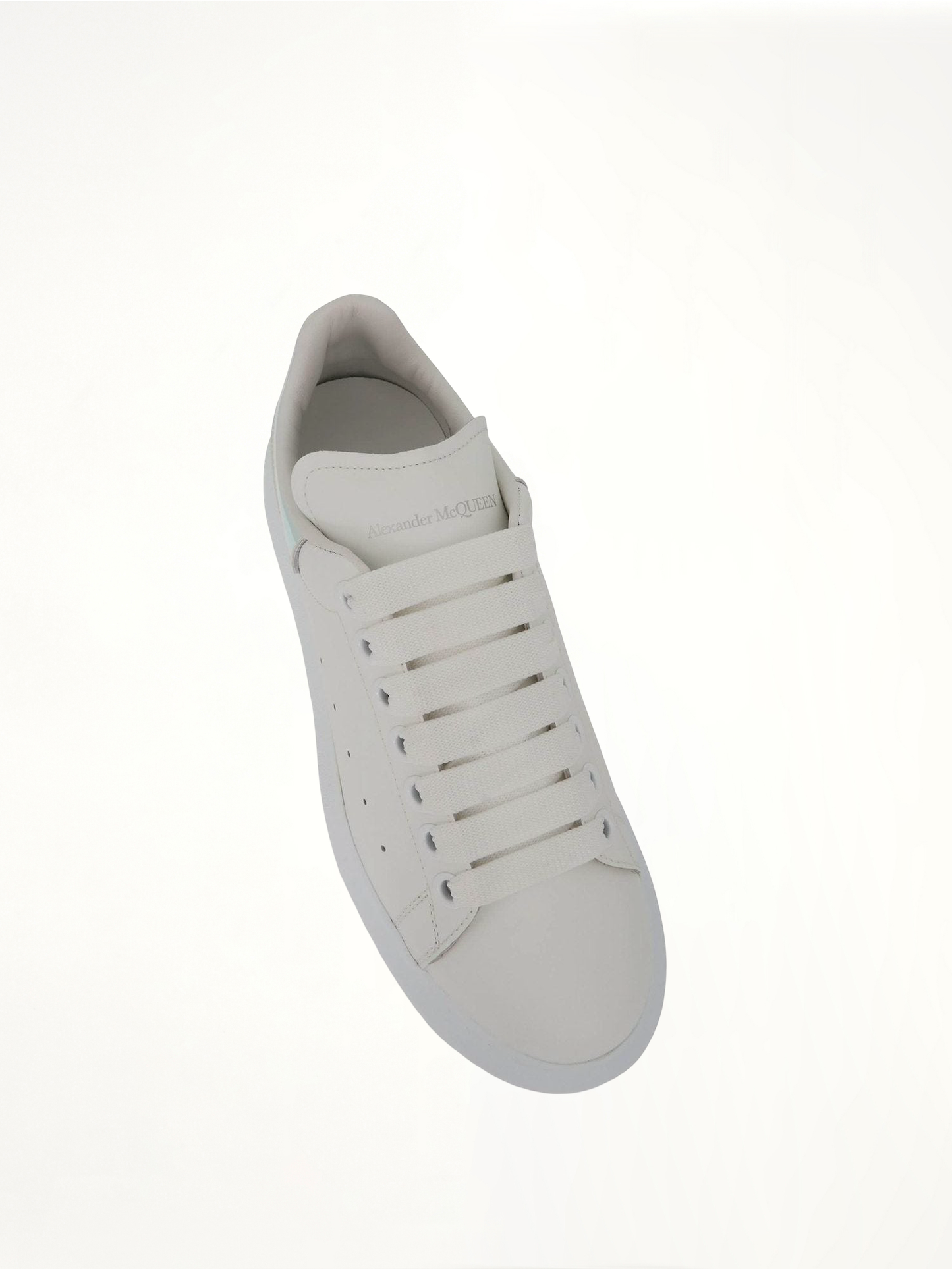 Larry Oversized Heel Sneaker in White/Shock Pink