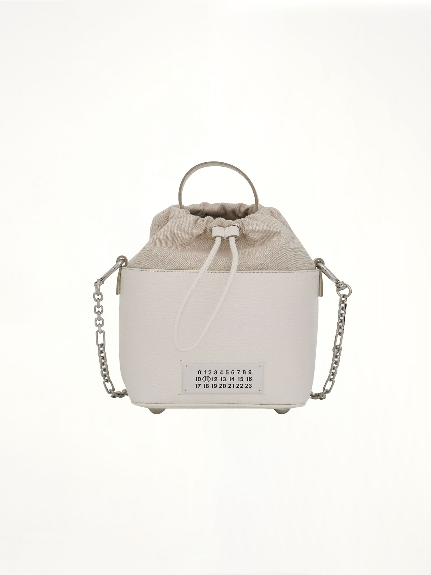 Small 5AC Bucket Bag in White