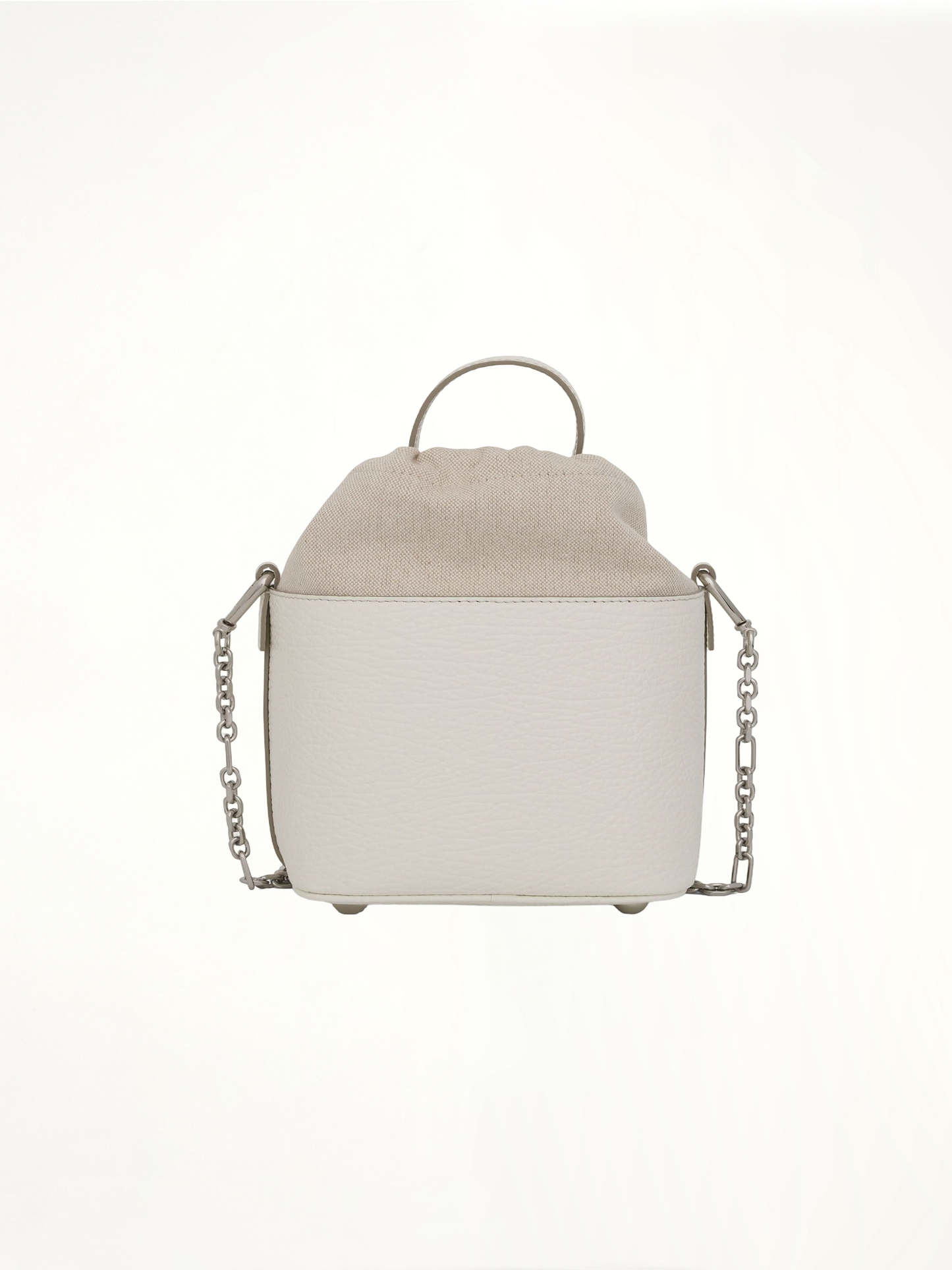 Small 5AC Bucket Bag in White