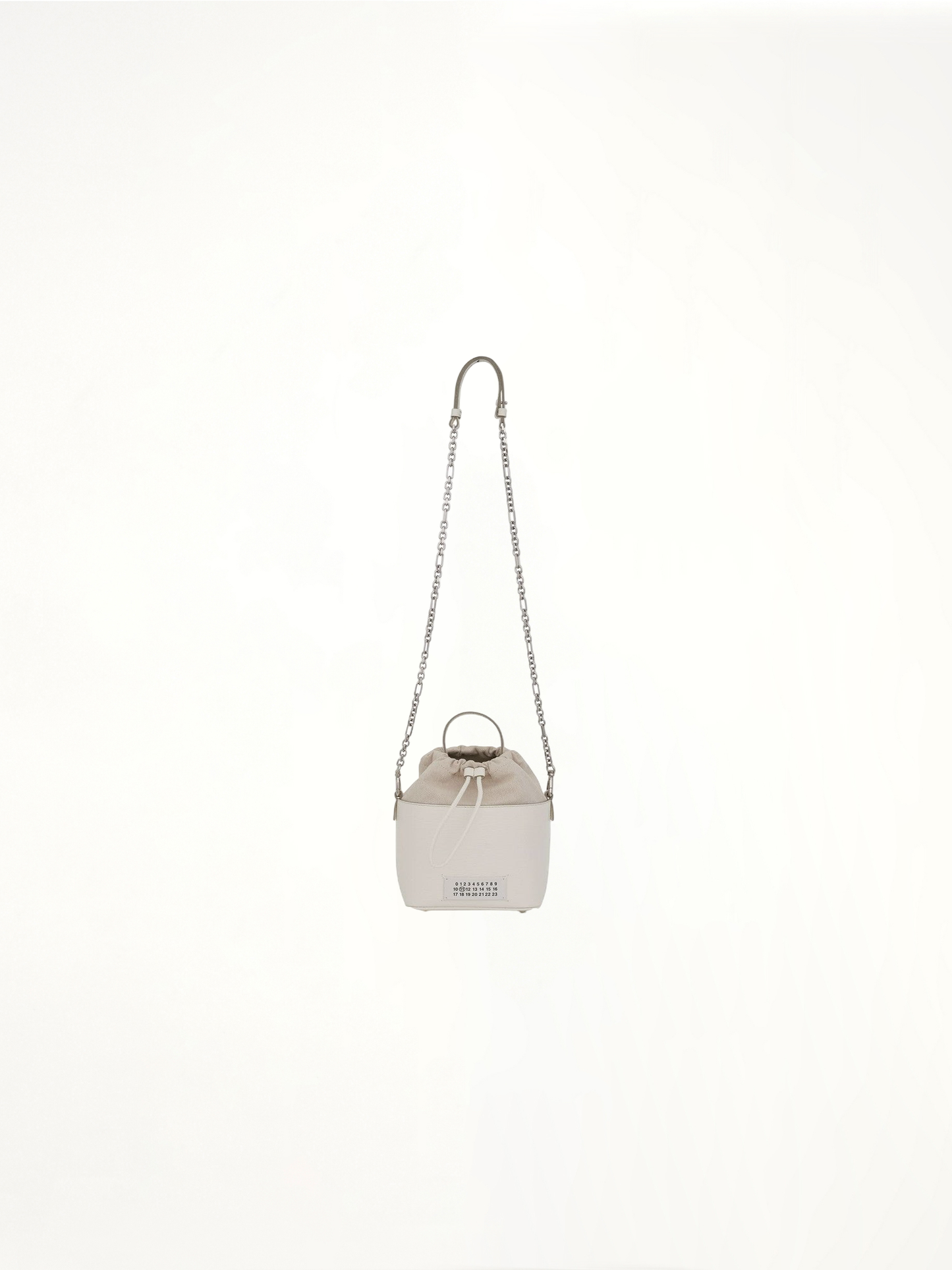 Small 5AC Bucket Bag in White