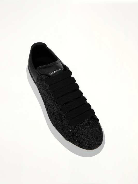 Larry Oversized Heel Sneakers in Black/Black