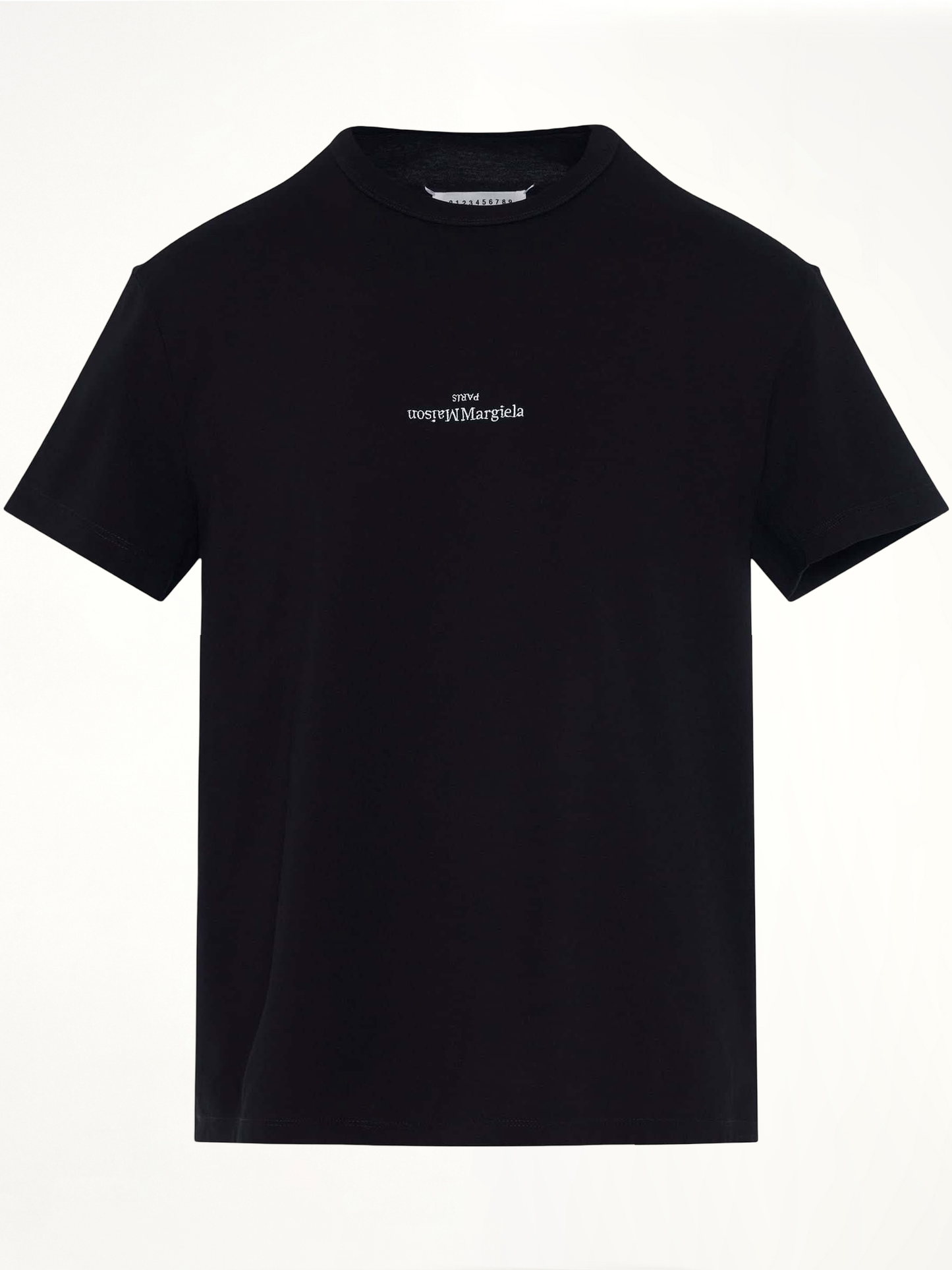 Upside Down Logo T-Shirt in Black