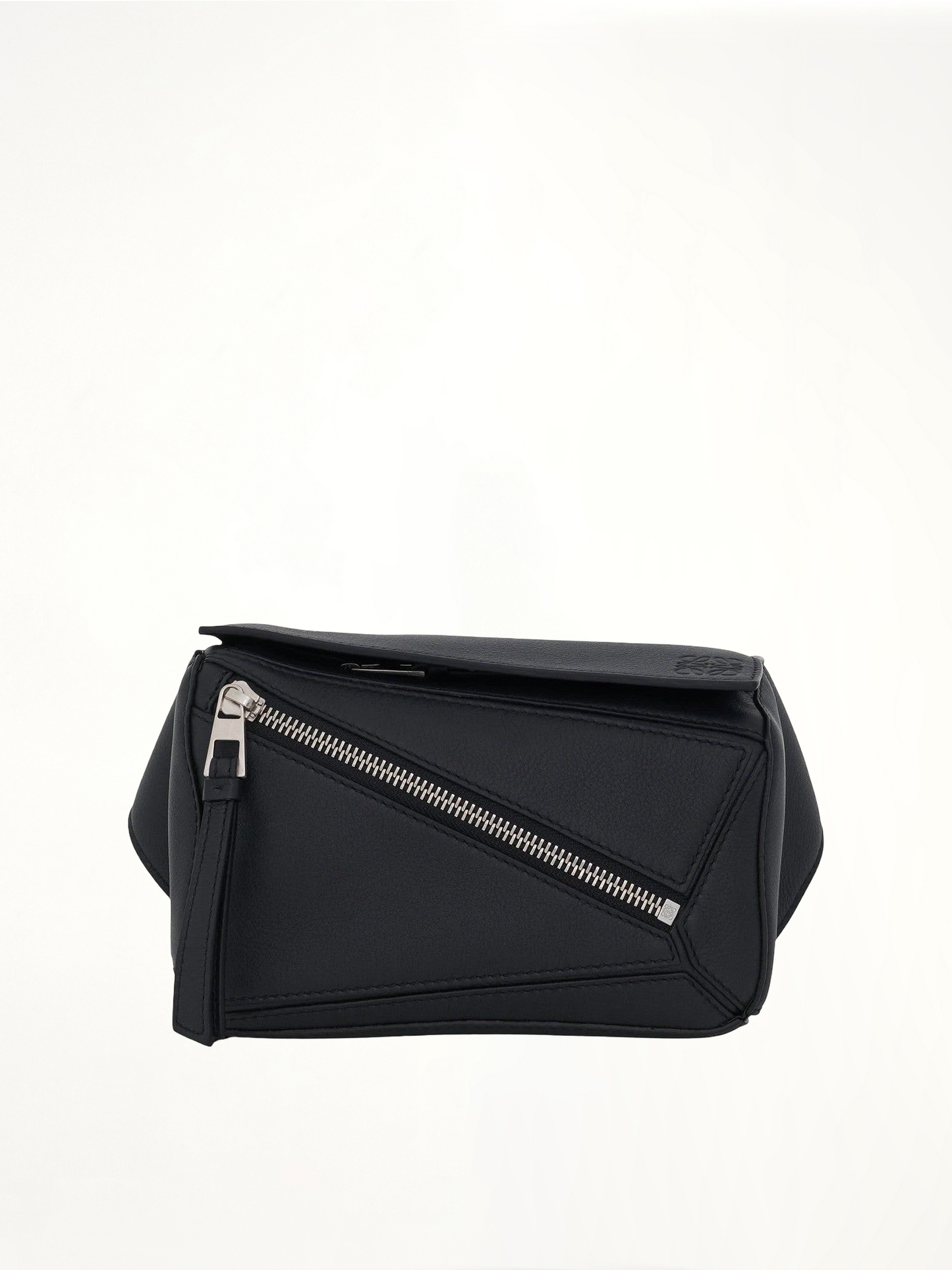 Mini Puzzle Bumbag in Classic Calfskin in Black
