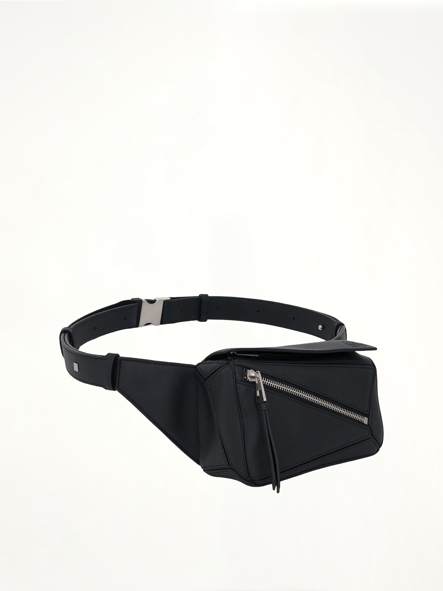 Mini Puzzle Bumbag in Classic Calfskin in Black