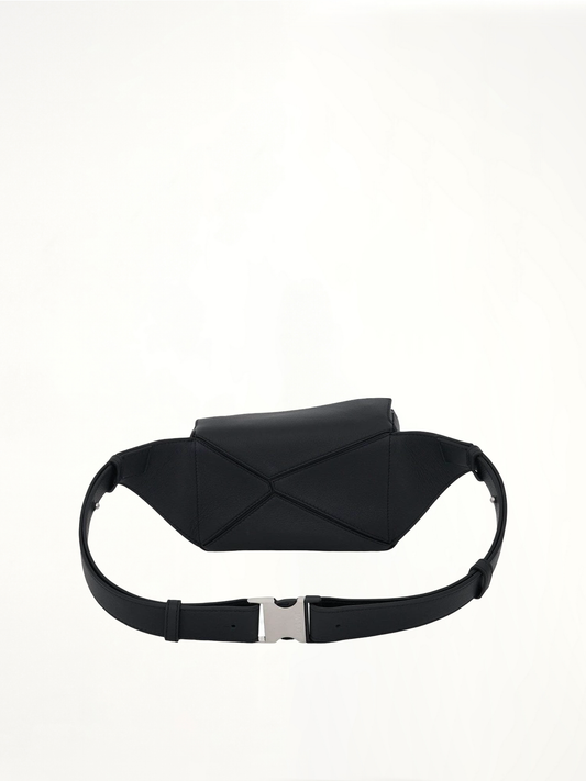 Mini Puzzle Bumbag in Classic Calfskin in Black