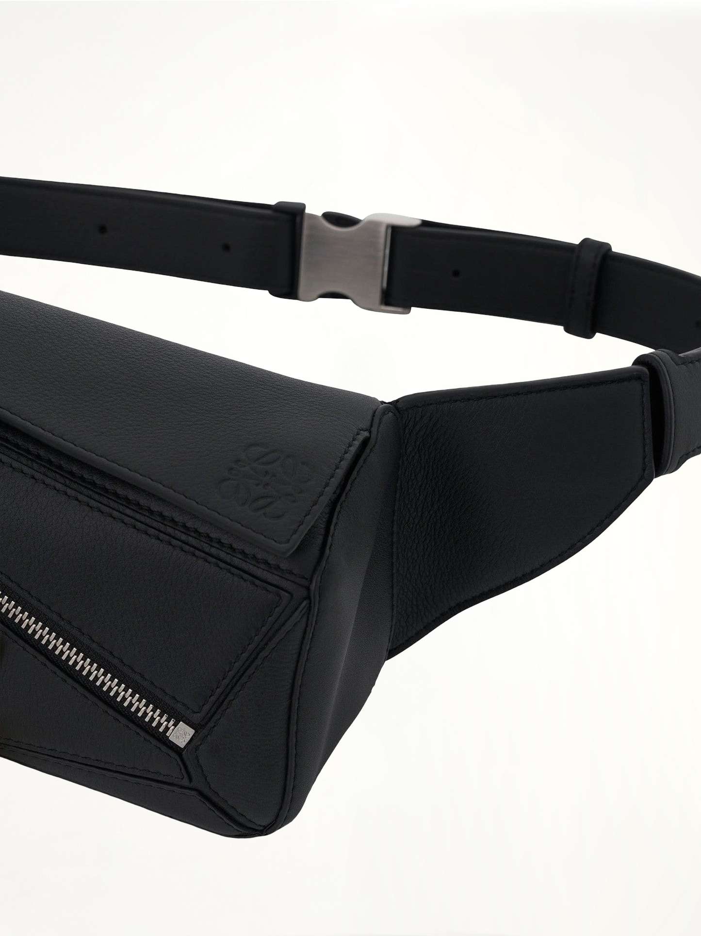 Mini Puzzle Bumbag in Classic Calfskin in Black