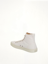 Tabi High Sneaker in White Top View | MAISON MARGIELA