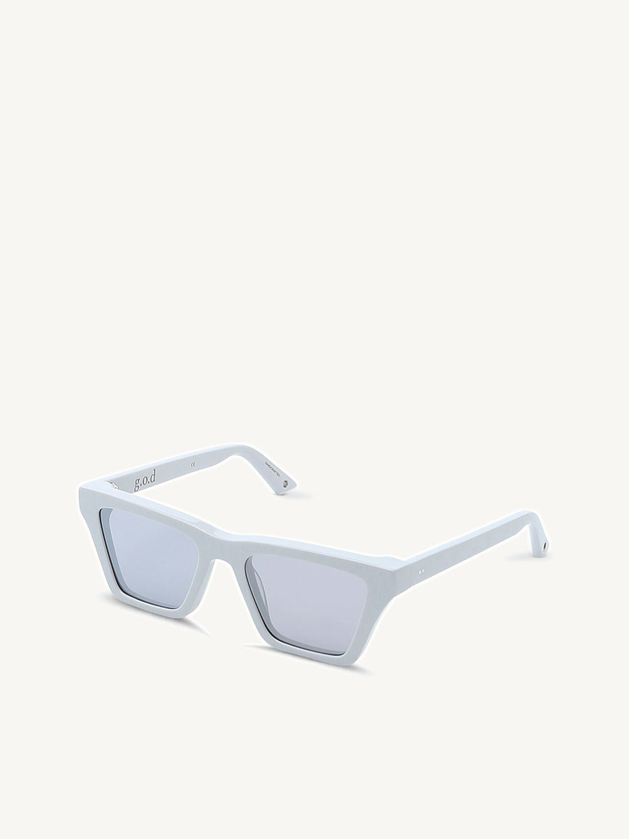 Twenty Cat Milk Sunglass with Grey Flash Lens