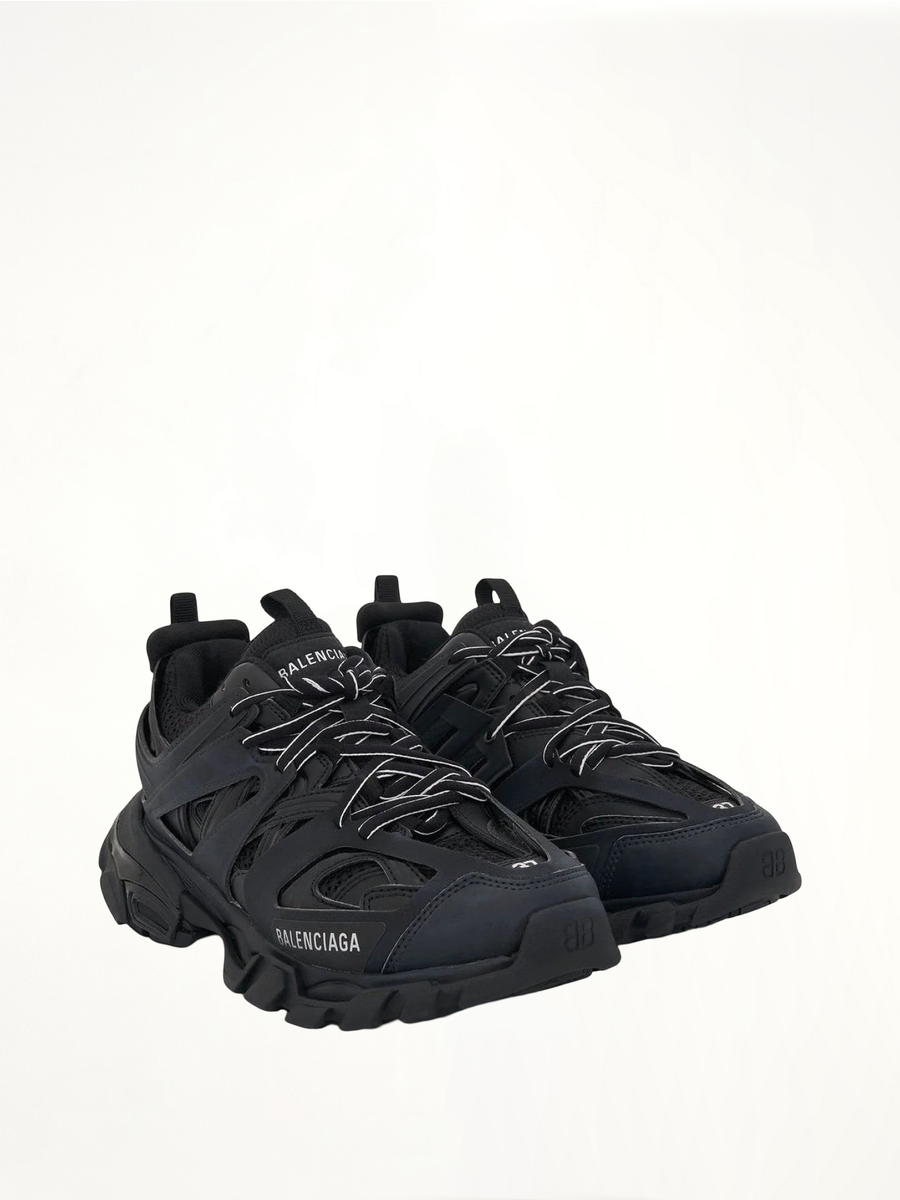 Track Sneakers in Black Front View | BALENCIAGA