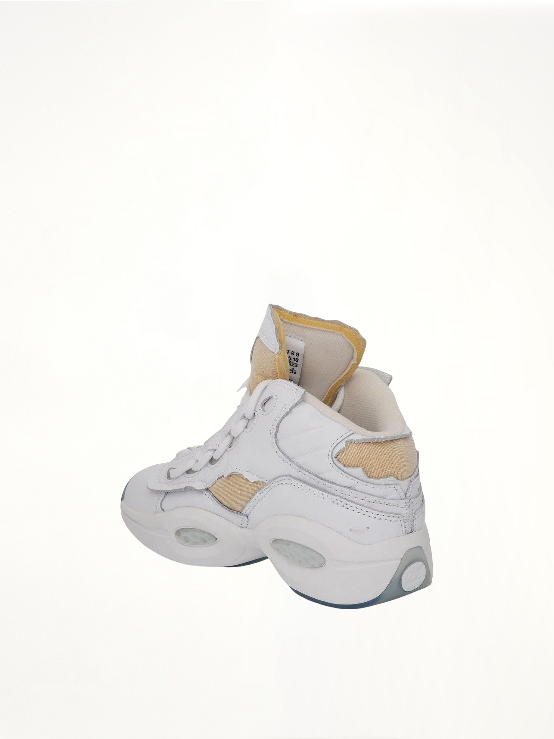 Reebok x Maison Margiela Project 0 TQ Memory OF Sneaker in White Top View | REEBOK