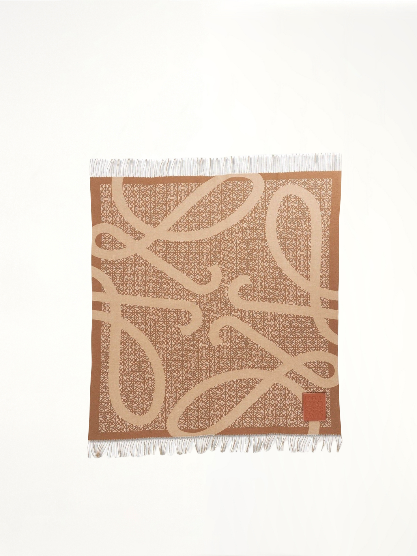Anagram Wool Blanket in Camel