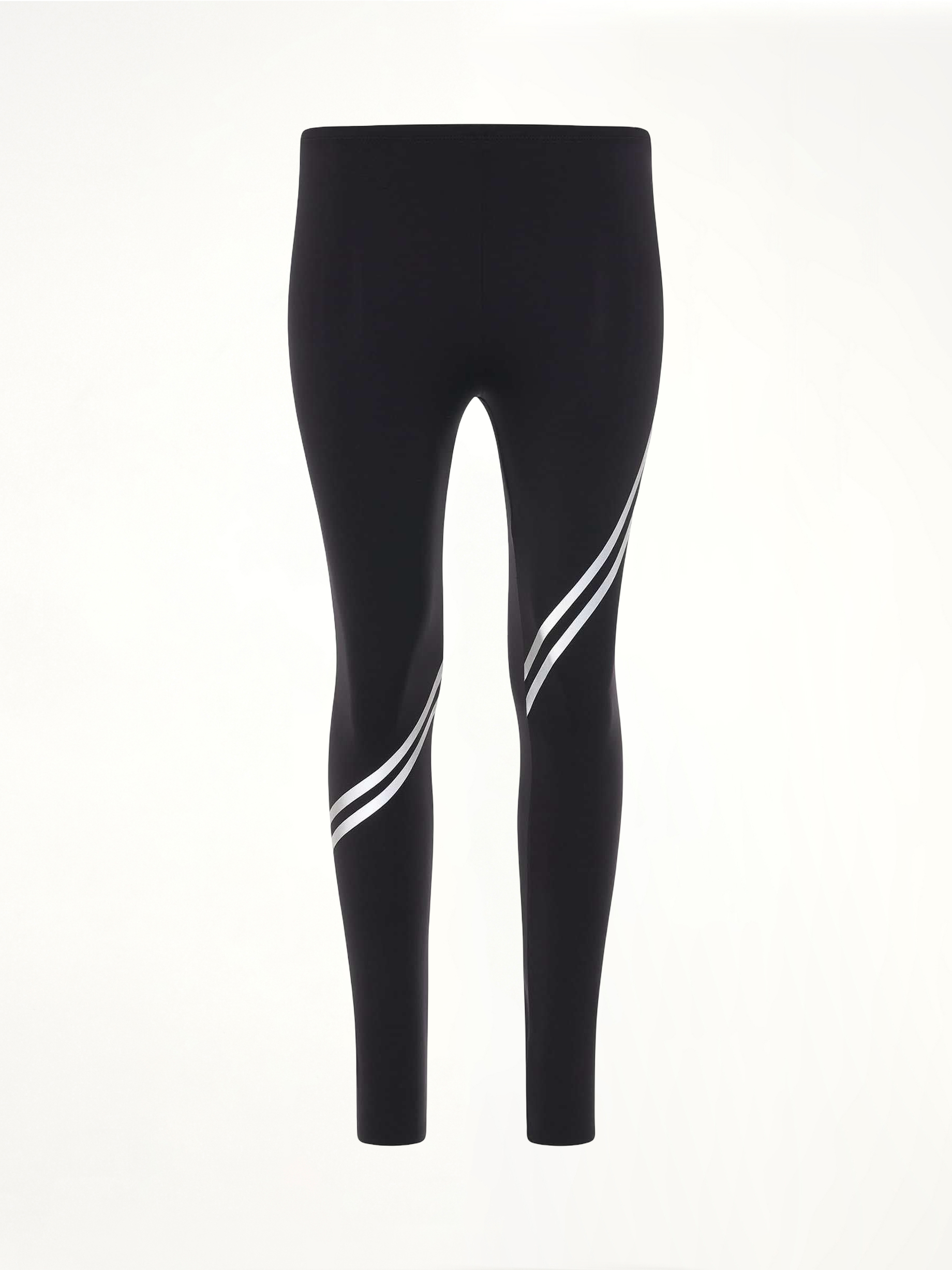 Logo Polyamide Leggings in Black
