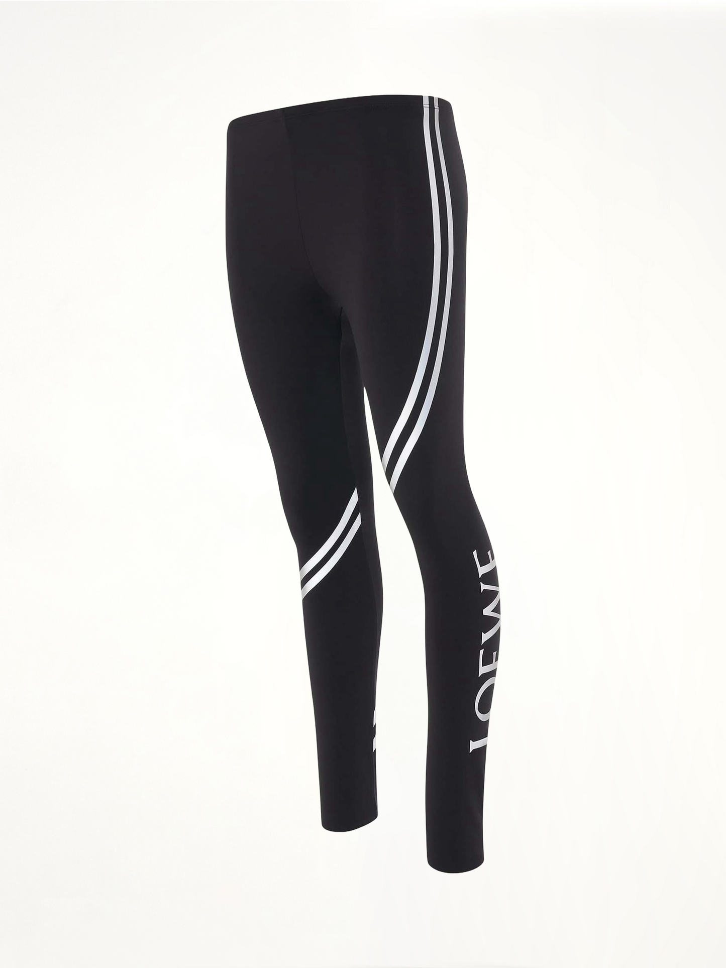Logo Polyamide Leggings in Black