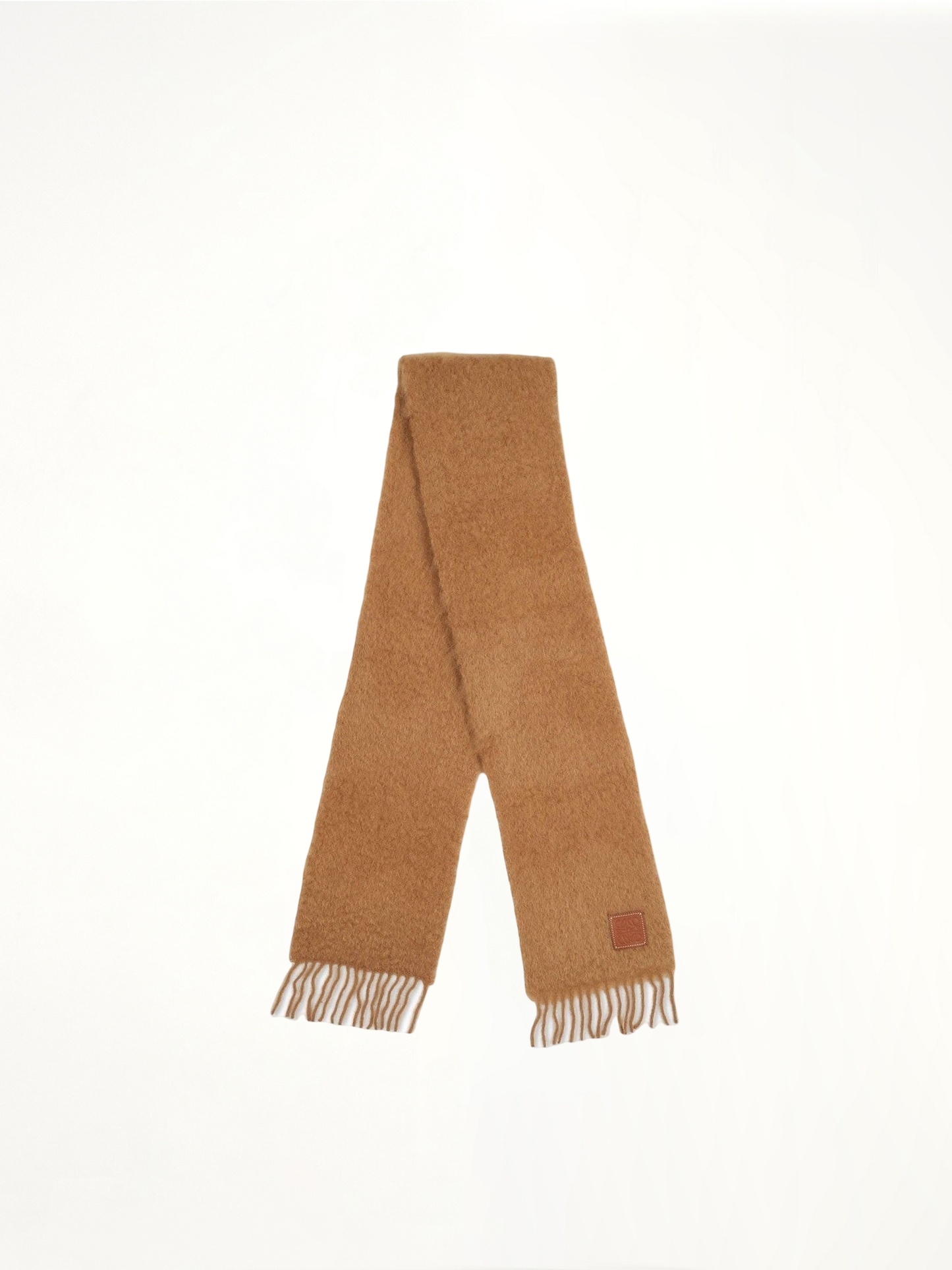 Mohair Scarf in Camel