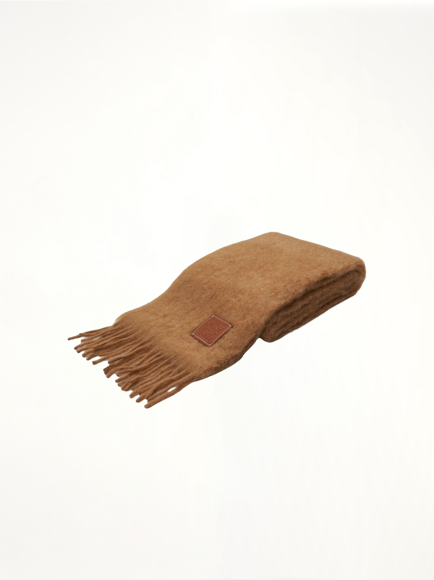 Mohair Scarf in Camel