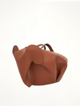 Large Elephant Bag in Classic Calfskin in Tan
