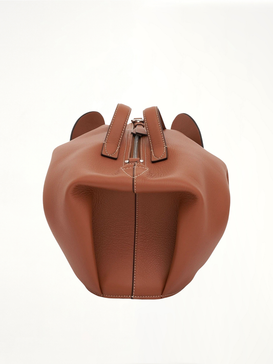 Large Elephant Bag in Classic Calfskin in Tan