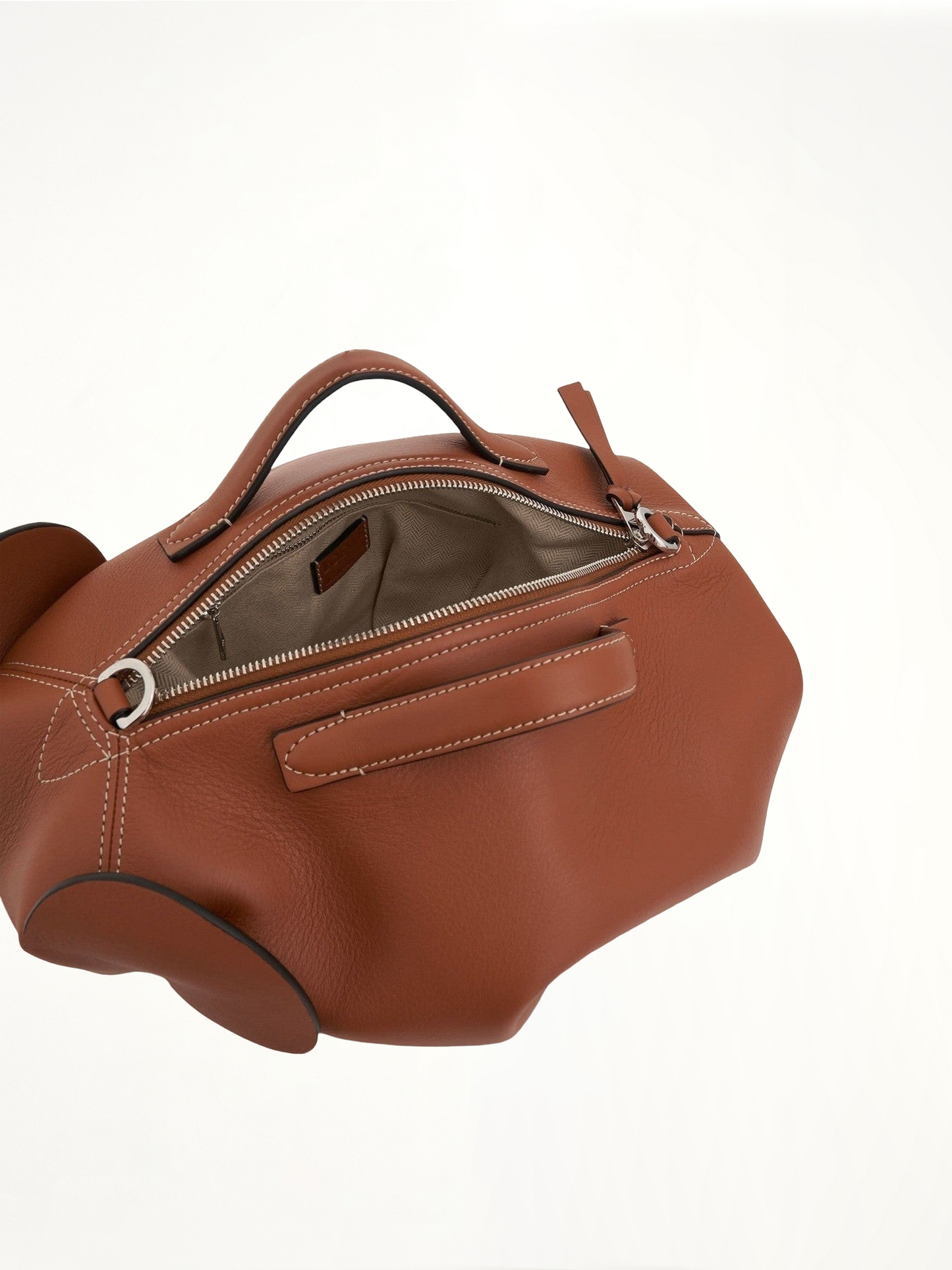 Large Elephant Bag in Classic Calfskin in Tan
