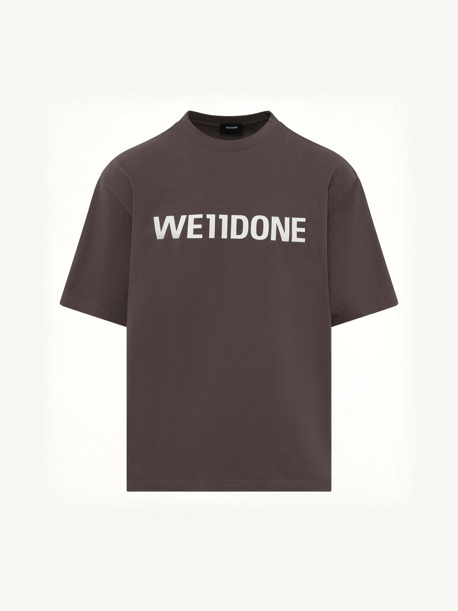 Basic Logo Large T-Shirt in Charcoal