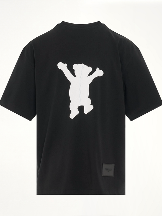 Logo Teddy T-Shirt in Black