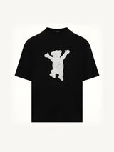 Logo Teddy T-Shirt in Black