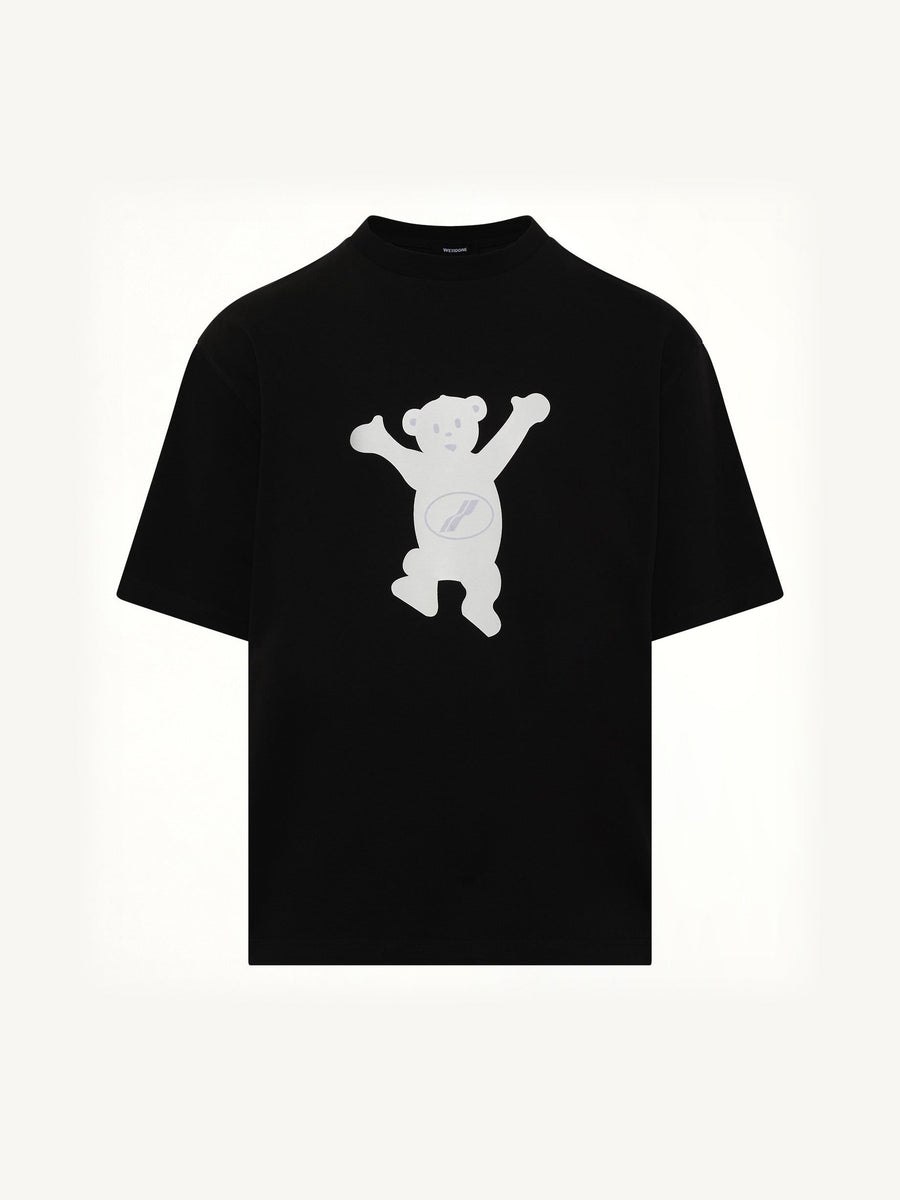 Logo Teddy T-Shirt in Black