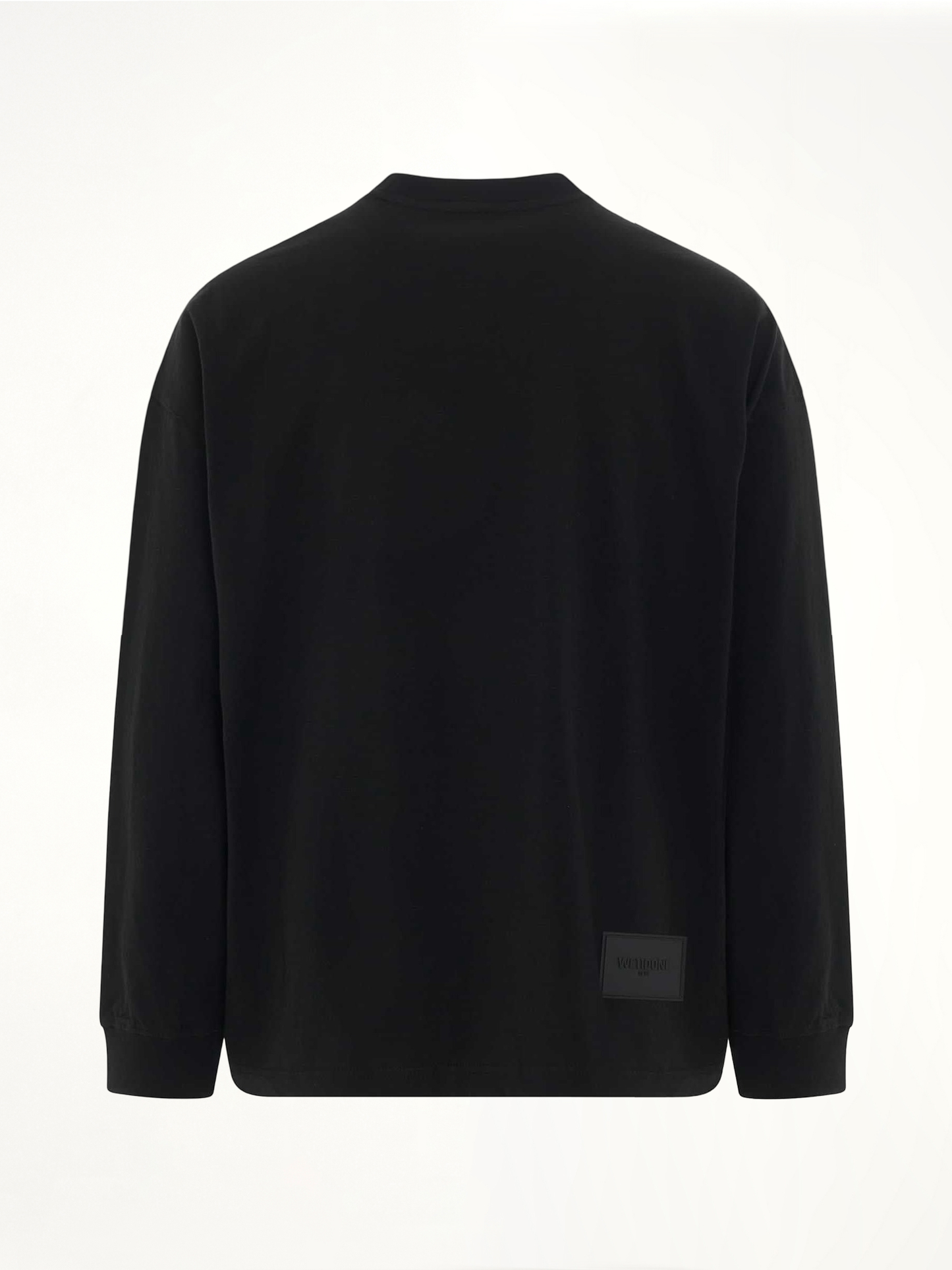 Multi Logo Long Sleeve T-Shirt in Black