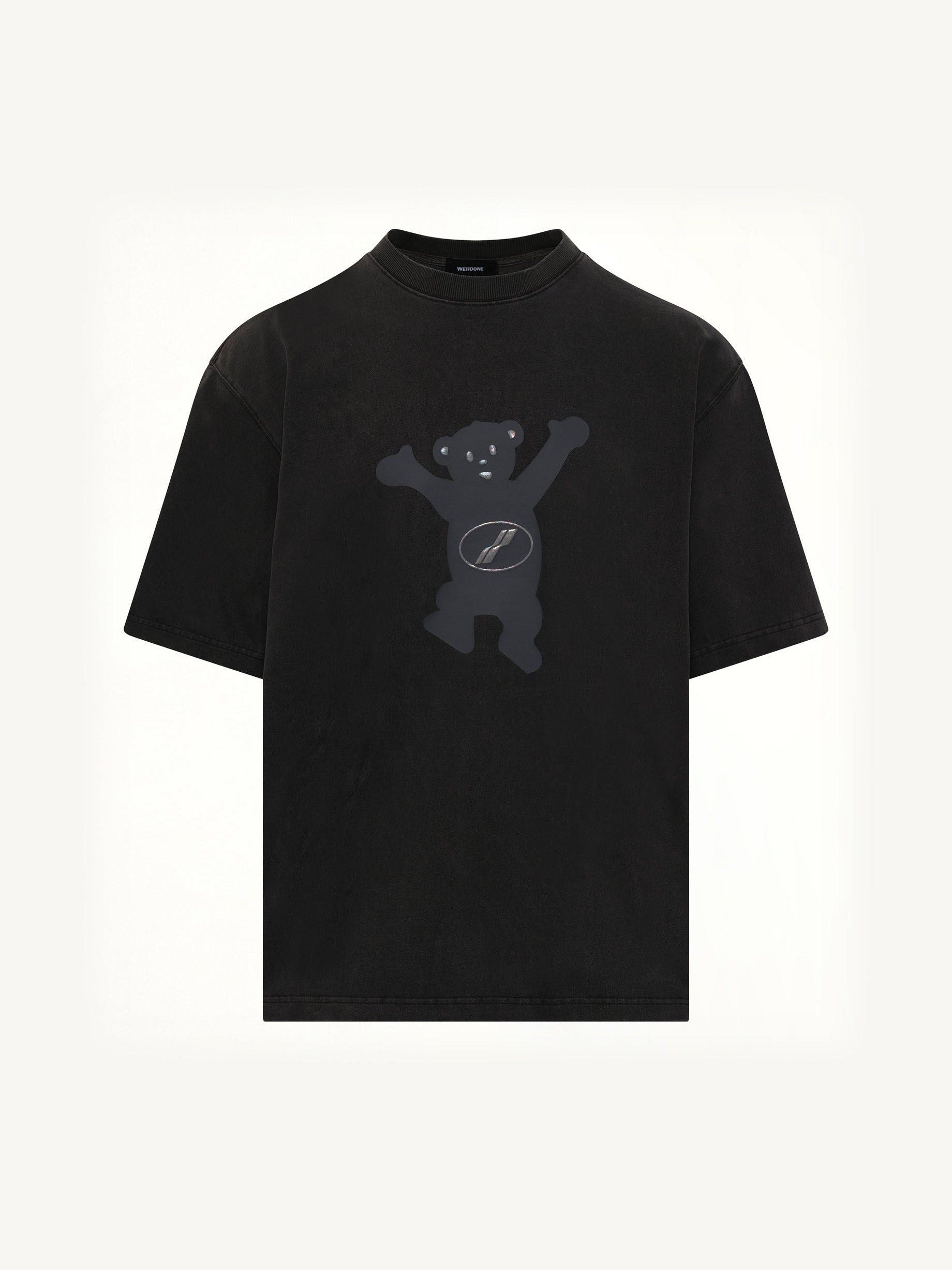 Teddy Logo T-Shirt in Charcoal