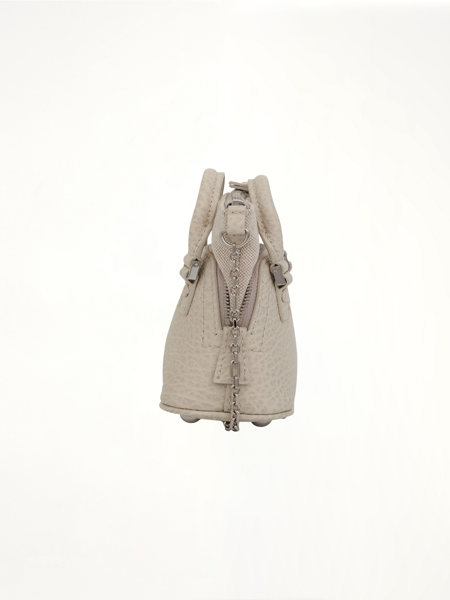 Baby 5AC Leather Bag in Grey