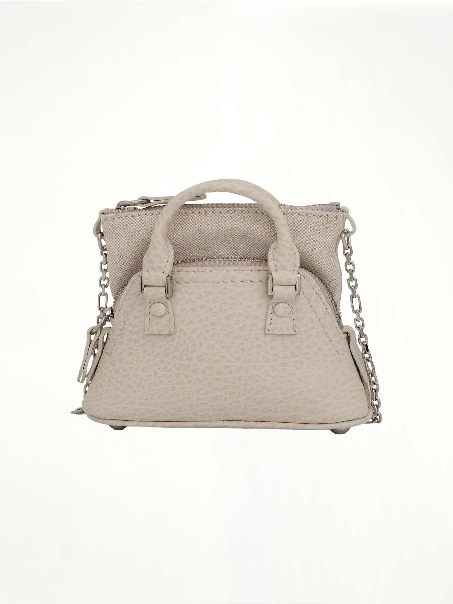 Baby 5AC Leather Bag in Grey