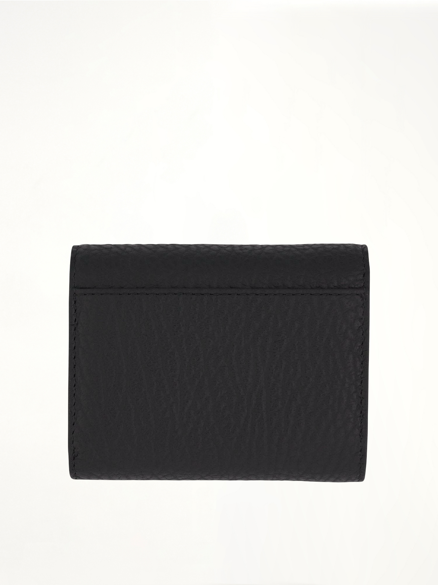 Four Stitches Tri Fold Wallet in Black
