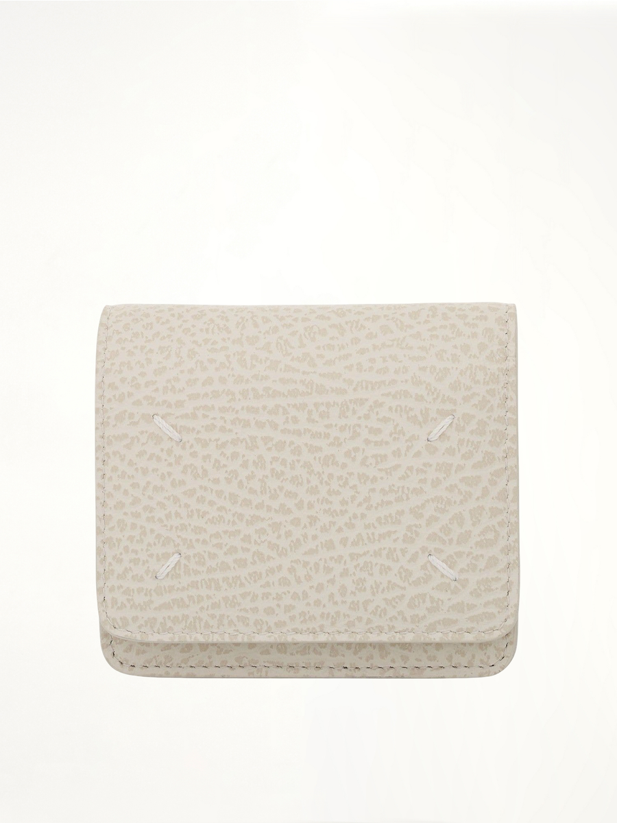 Four Stitches Chain Wallet in Grey