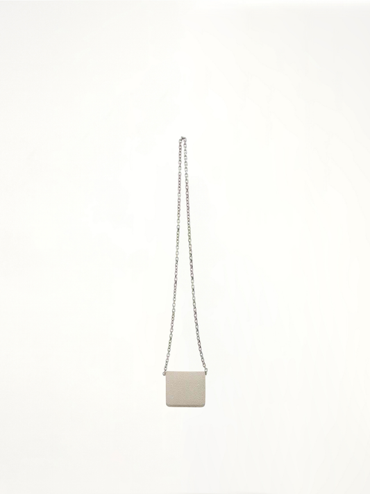 Four Stitches Chain Wallet in Grey