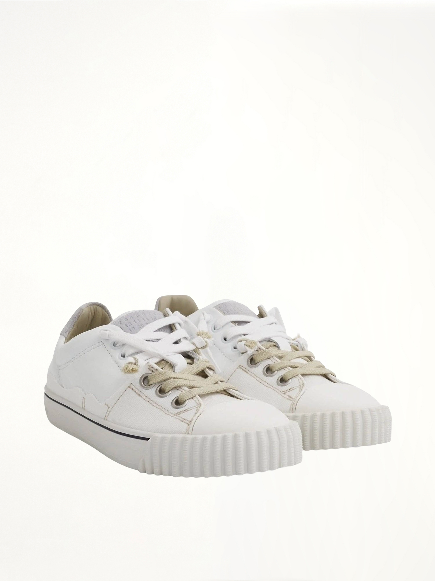 New Evolution Sneaker in White Front View | MAISON MARGIELA