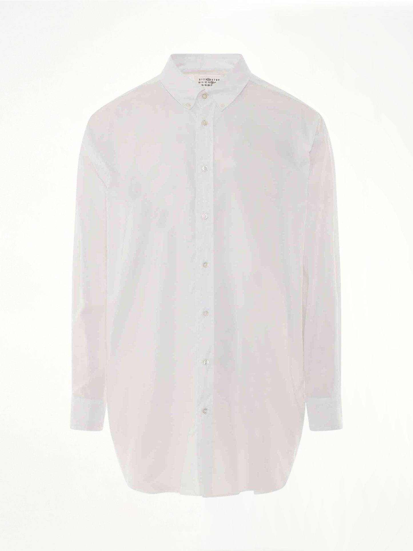 Oversize Long Sleeve Shirt in White