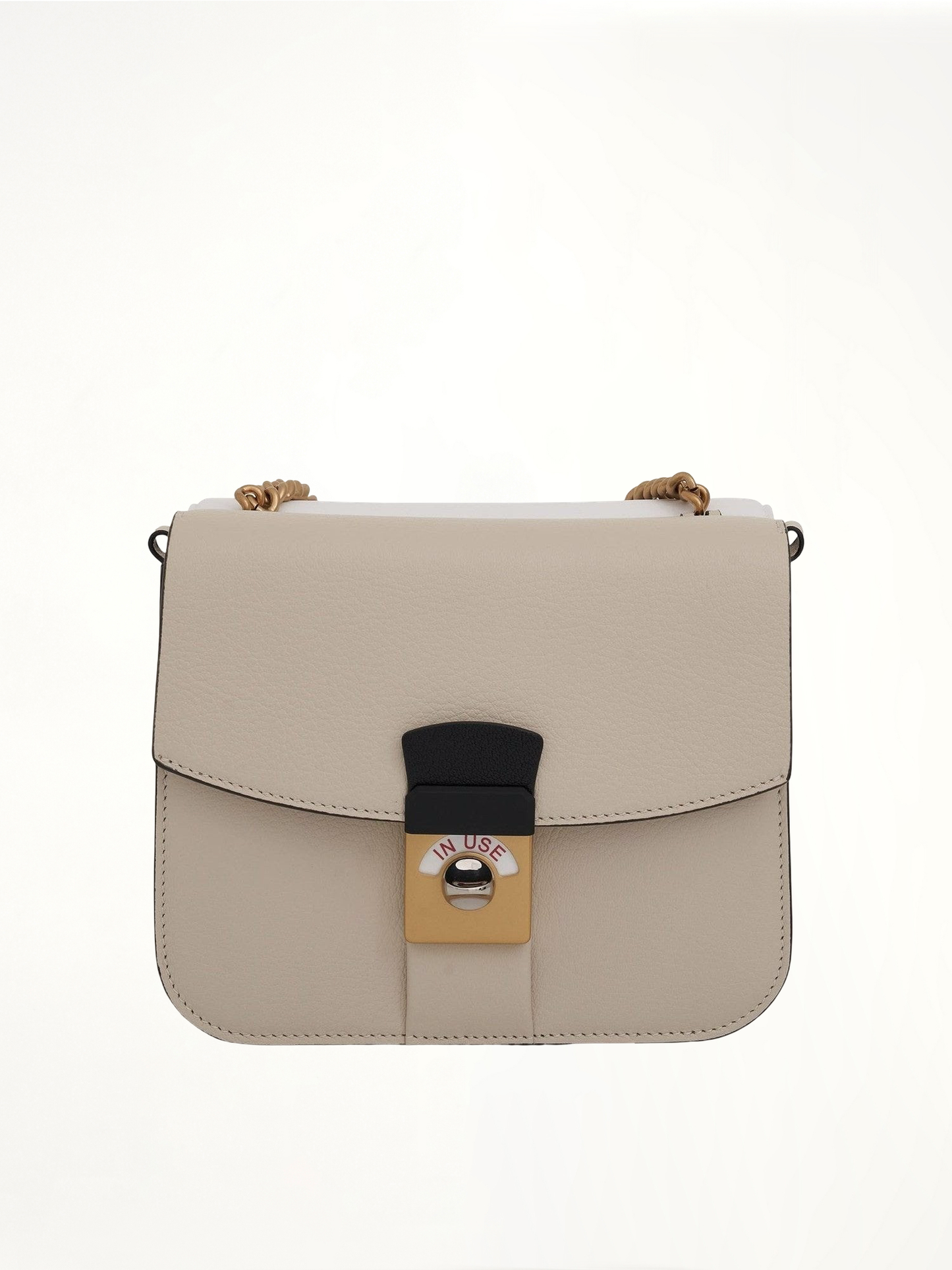 New Lock Square Bag in Grey