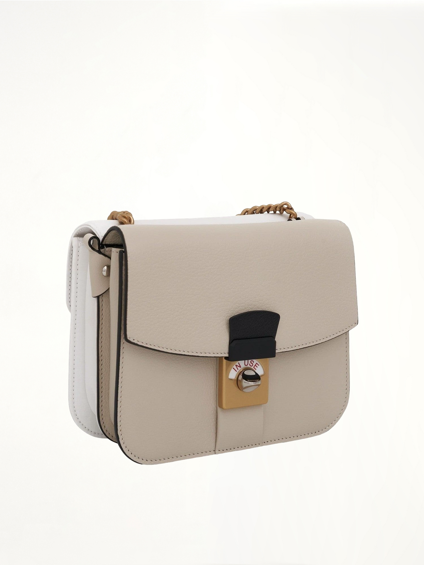 New Lock Square Bag in Grey