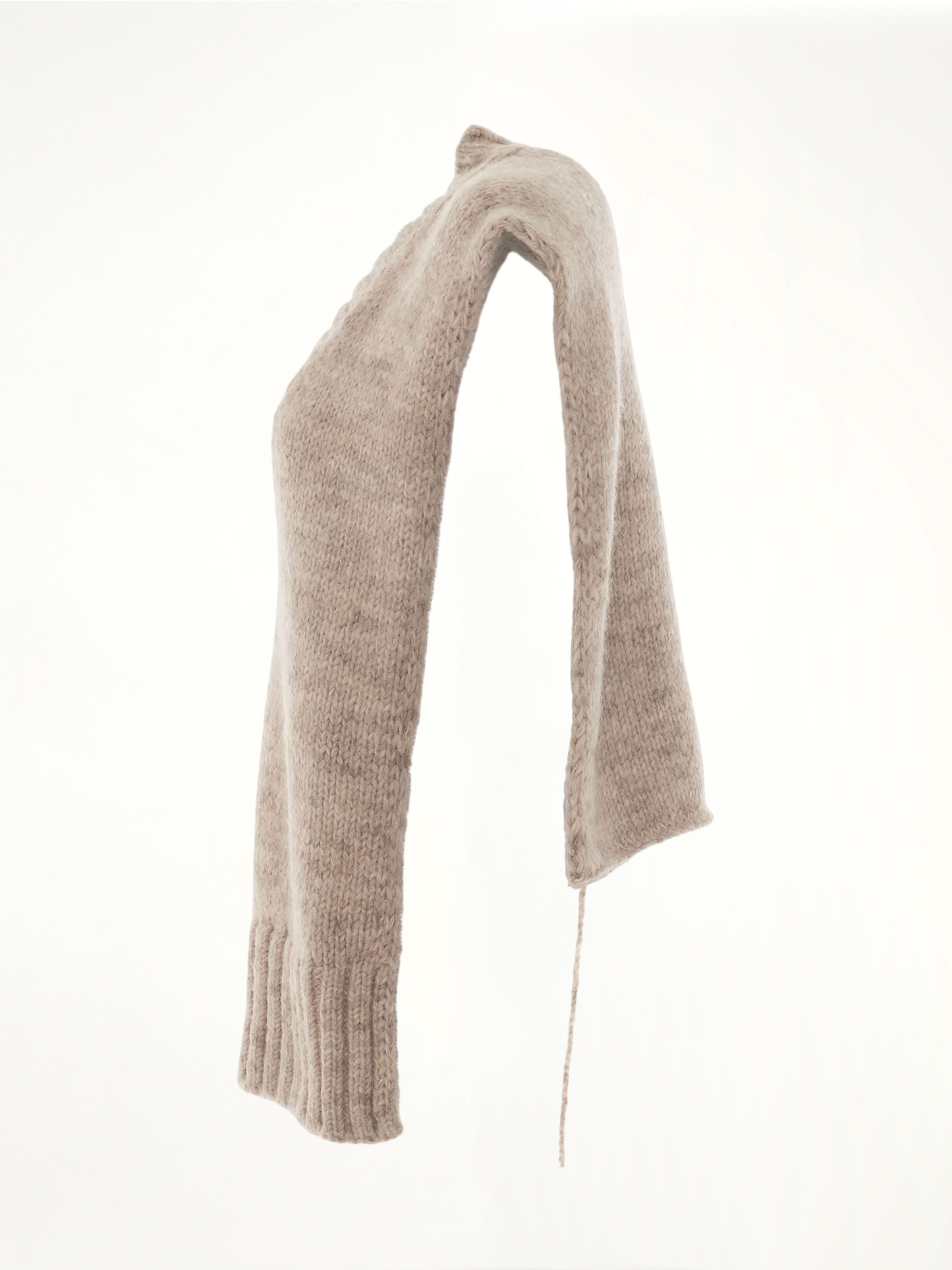 Botanical Dye Knit Vest in Light Brown