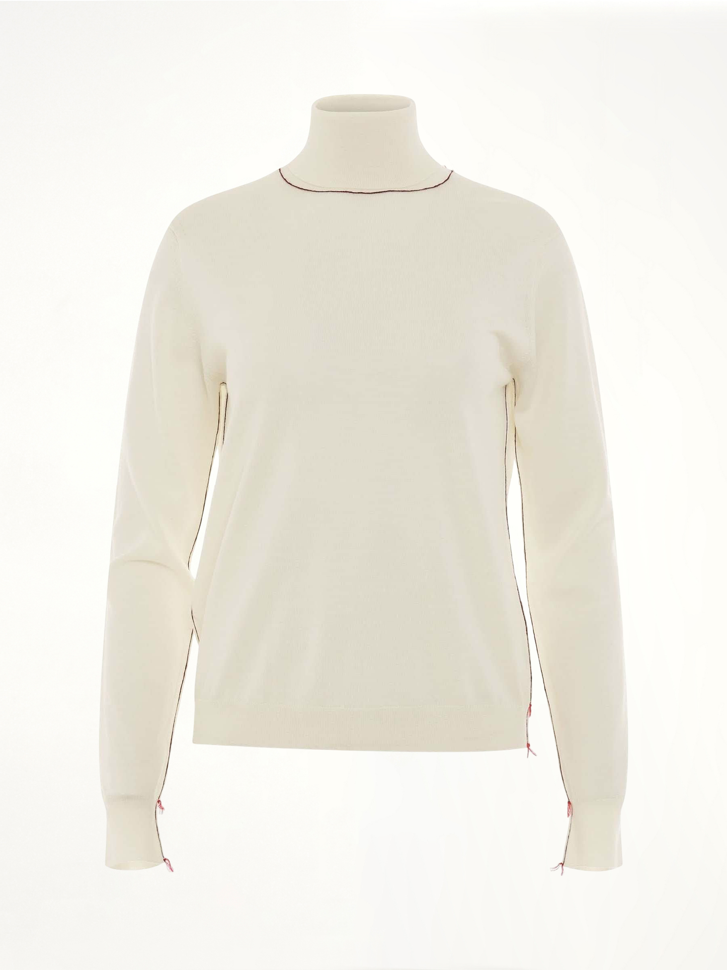 Work in Progress High Neck Sweater in Ecru