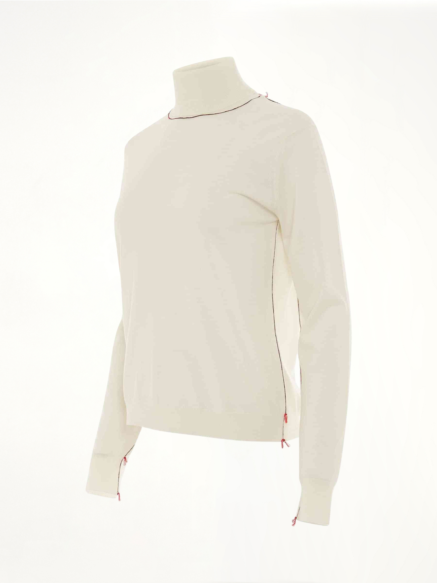 Work in Progress High Neck Sweater in Ecru