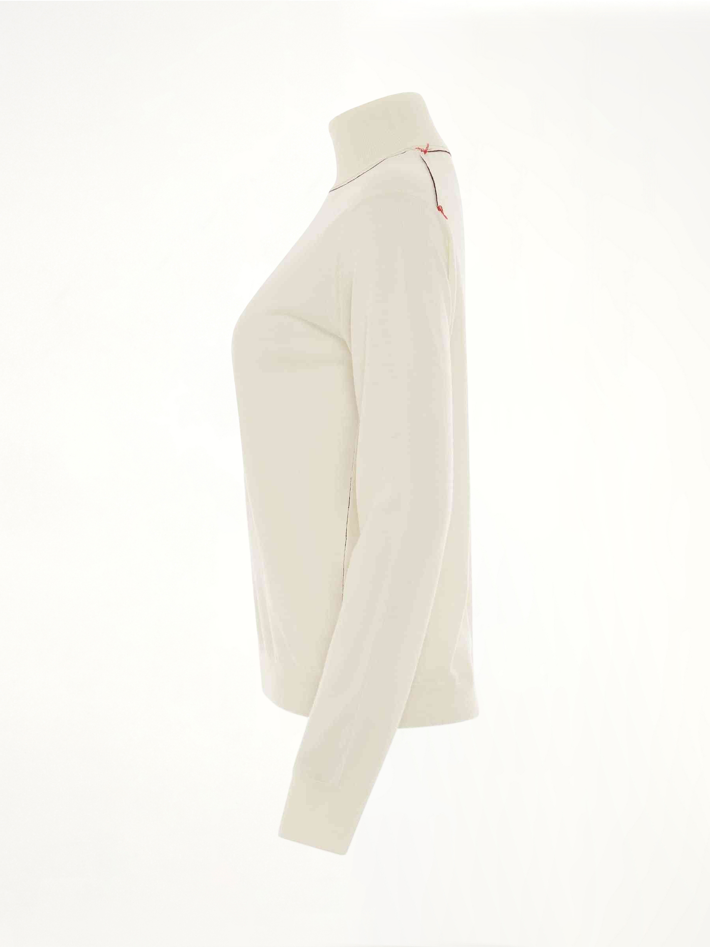 Work in Progress High Neck Sweater in Ecru