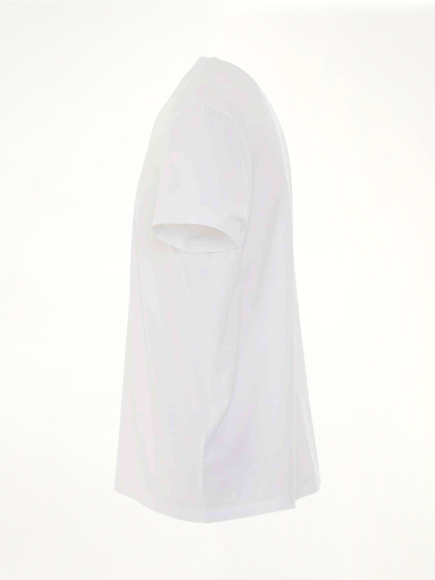 Upside Down Logo T-Shirt in White/Black